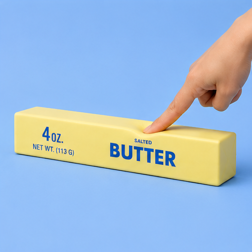 Butter Stick Fidget Toy 1pc 14cm