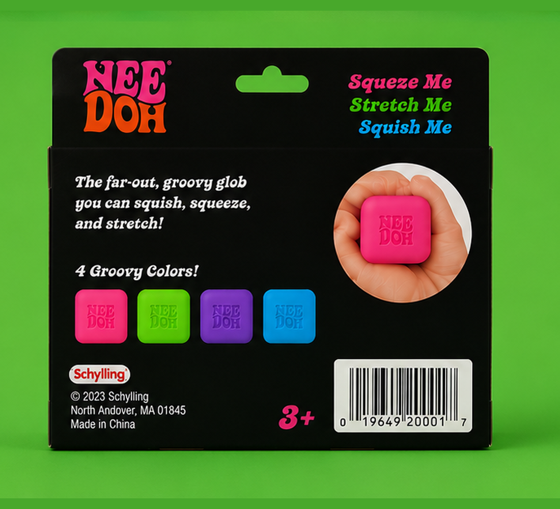 Soft Colour Changing Needoh pack 1pc
